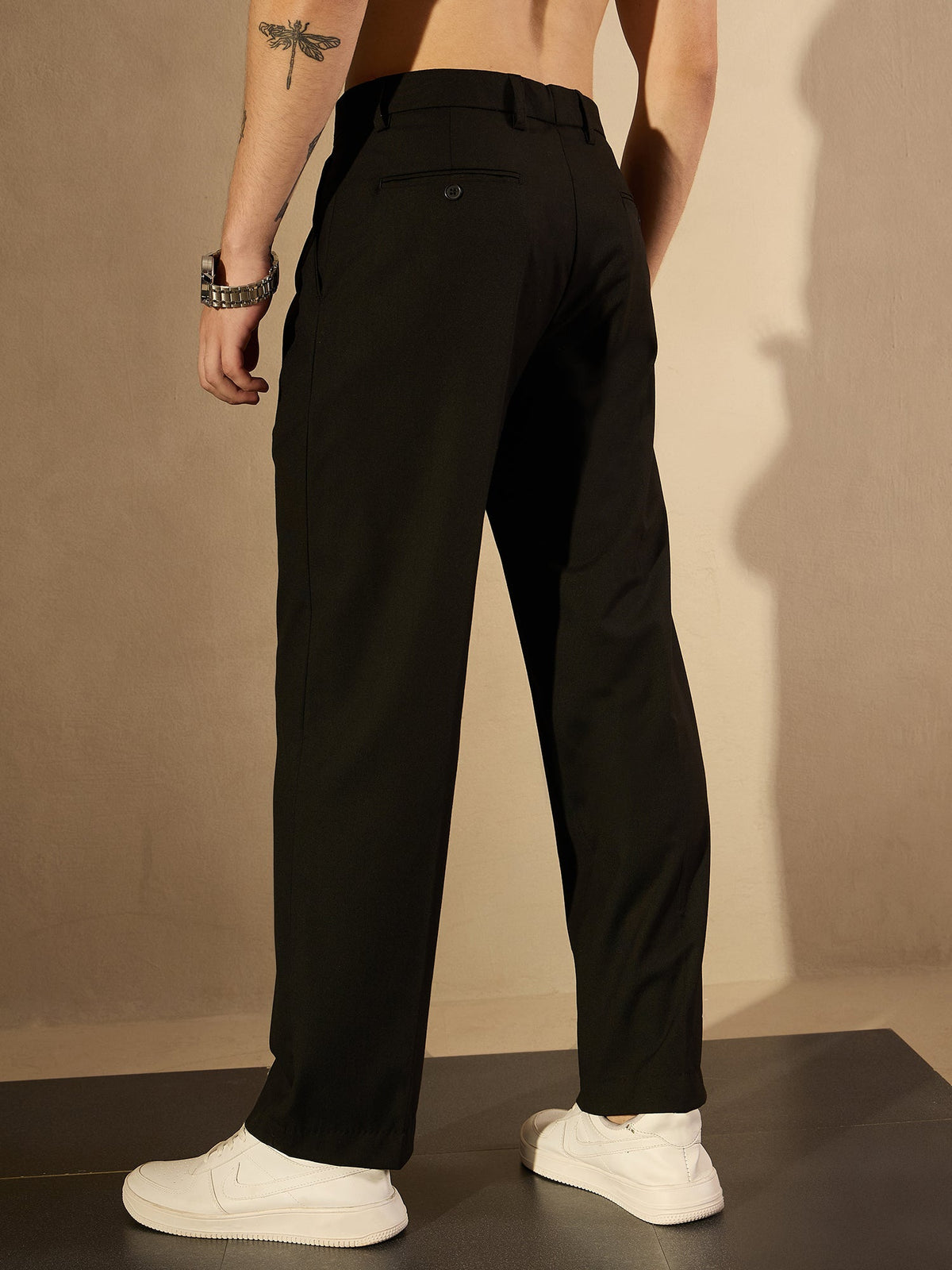 Korean Double Pleated Baggy Trouser