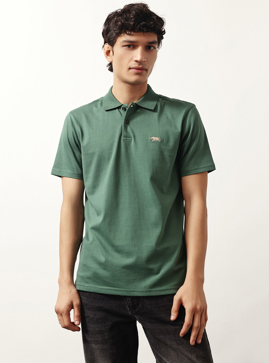 Cascade Olive Cotton Polo