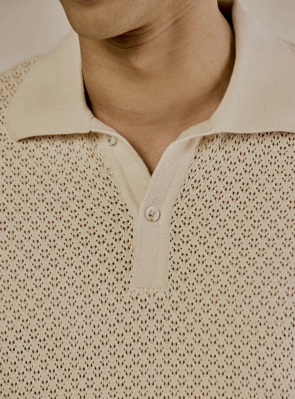 Reef White Organic Cotton Polo