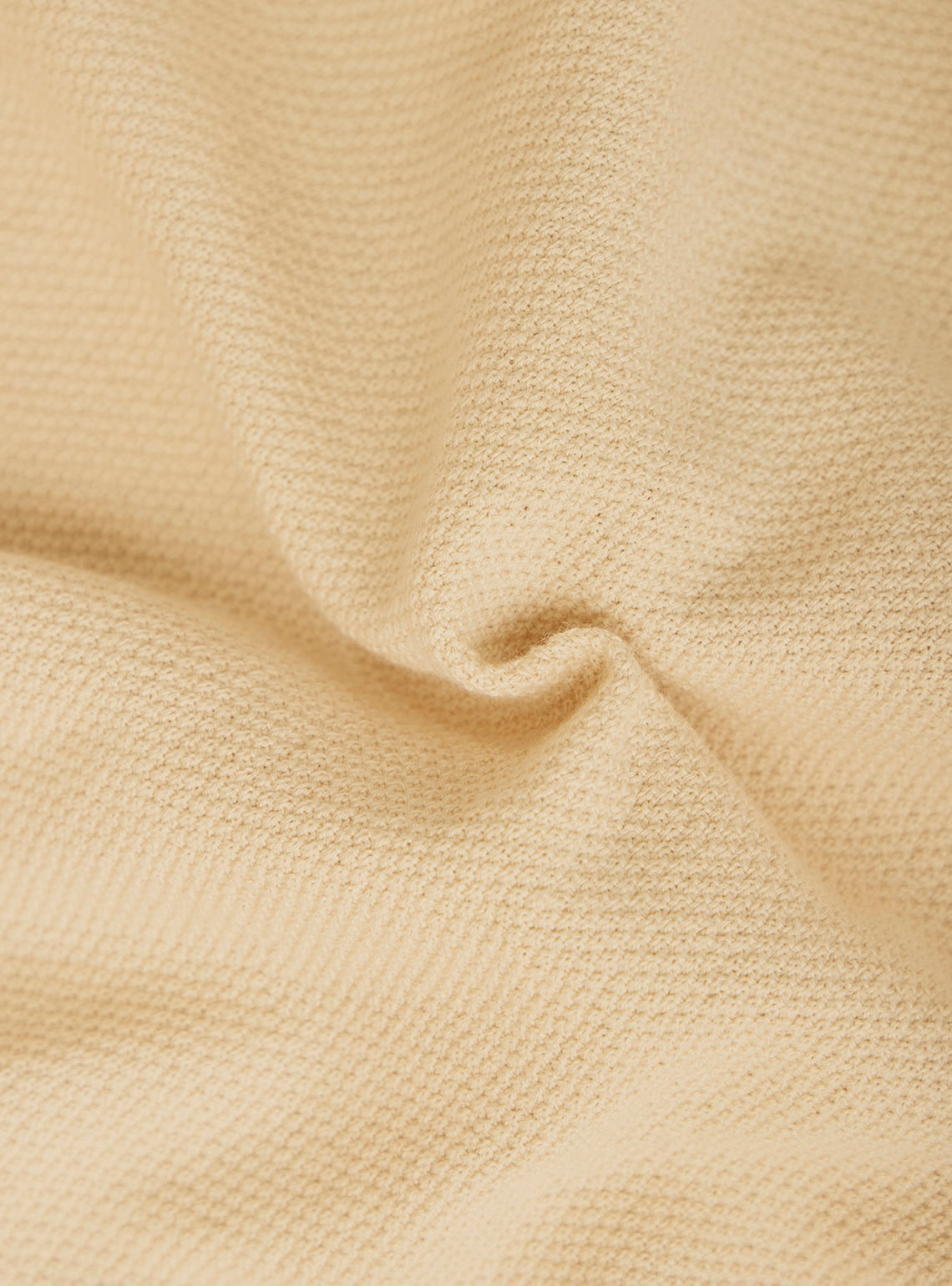 Vanilla Beige Cotton Polo