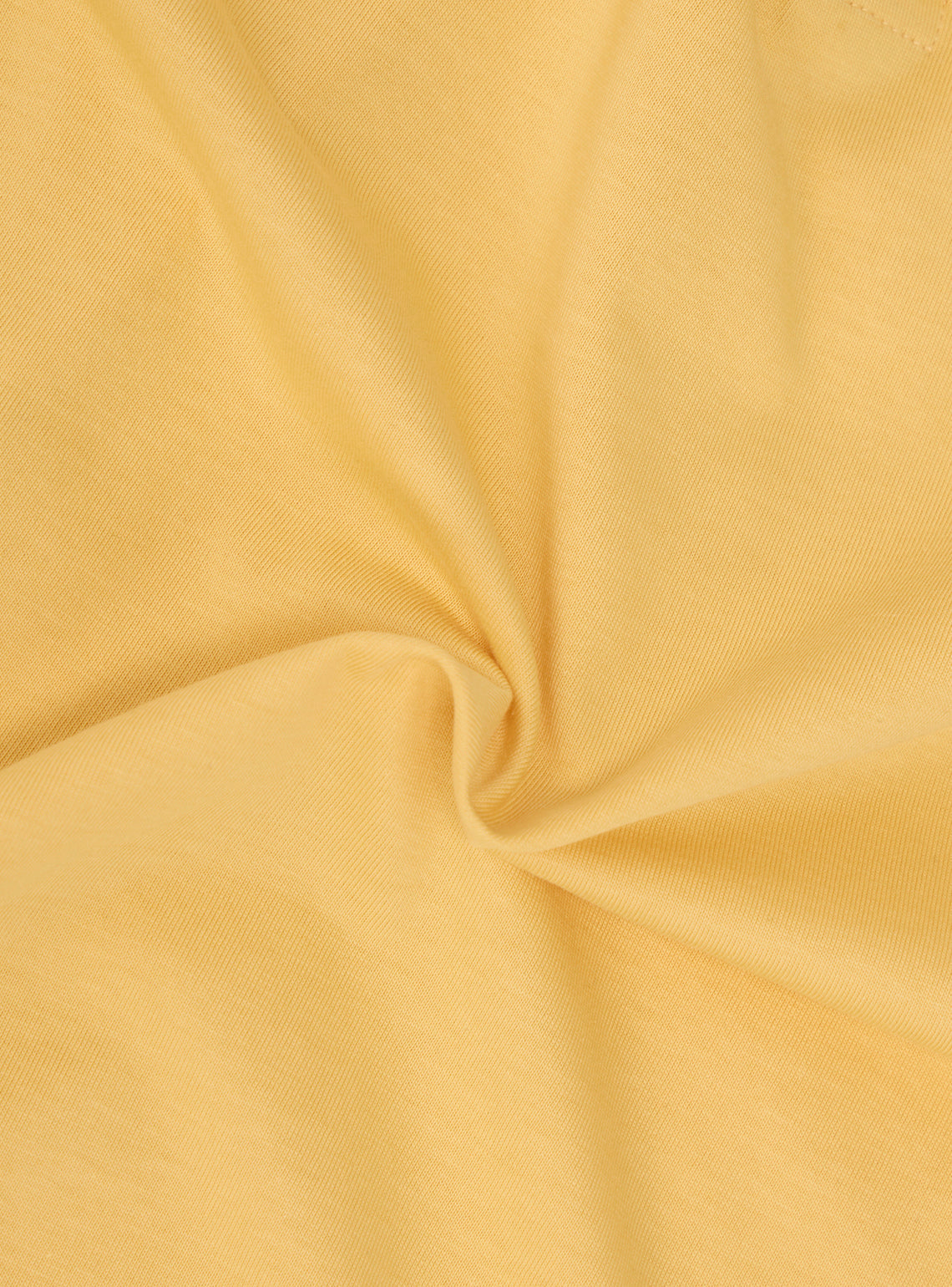 Amber Yellow Cotton Jersey Polo