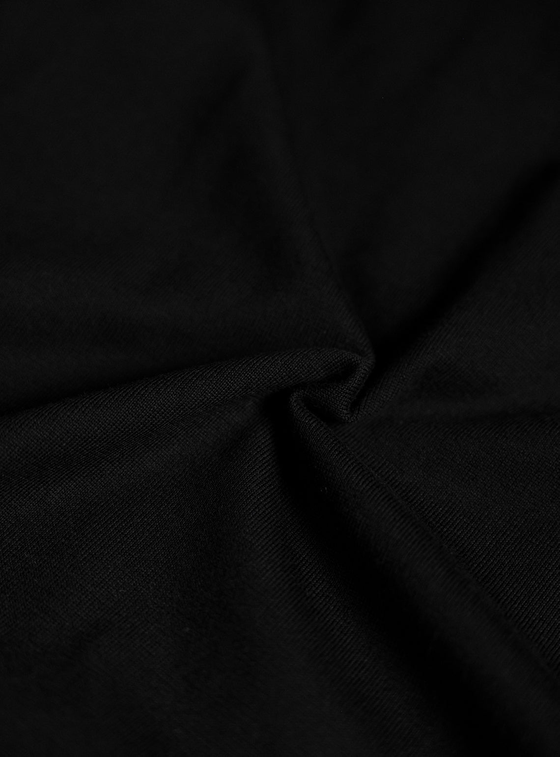 Bespoke Black Cotton Polo