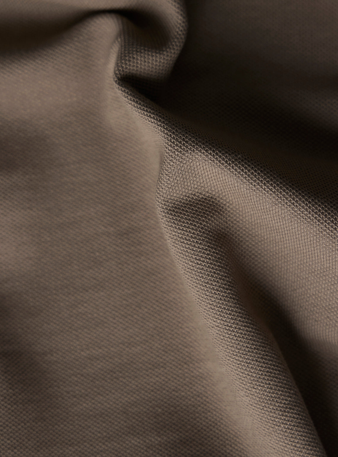 Ash Grey Cotton Stretch Polo