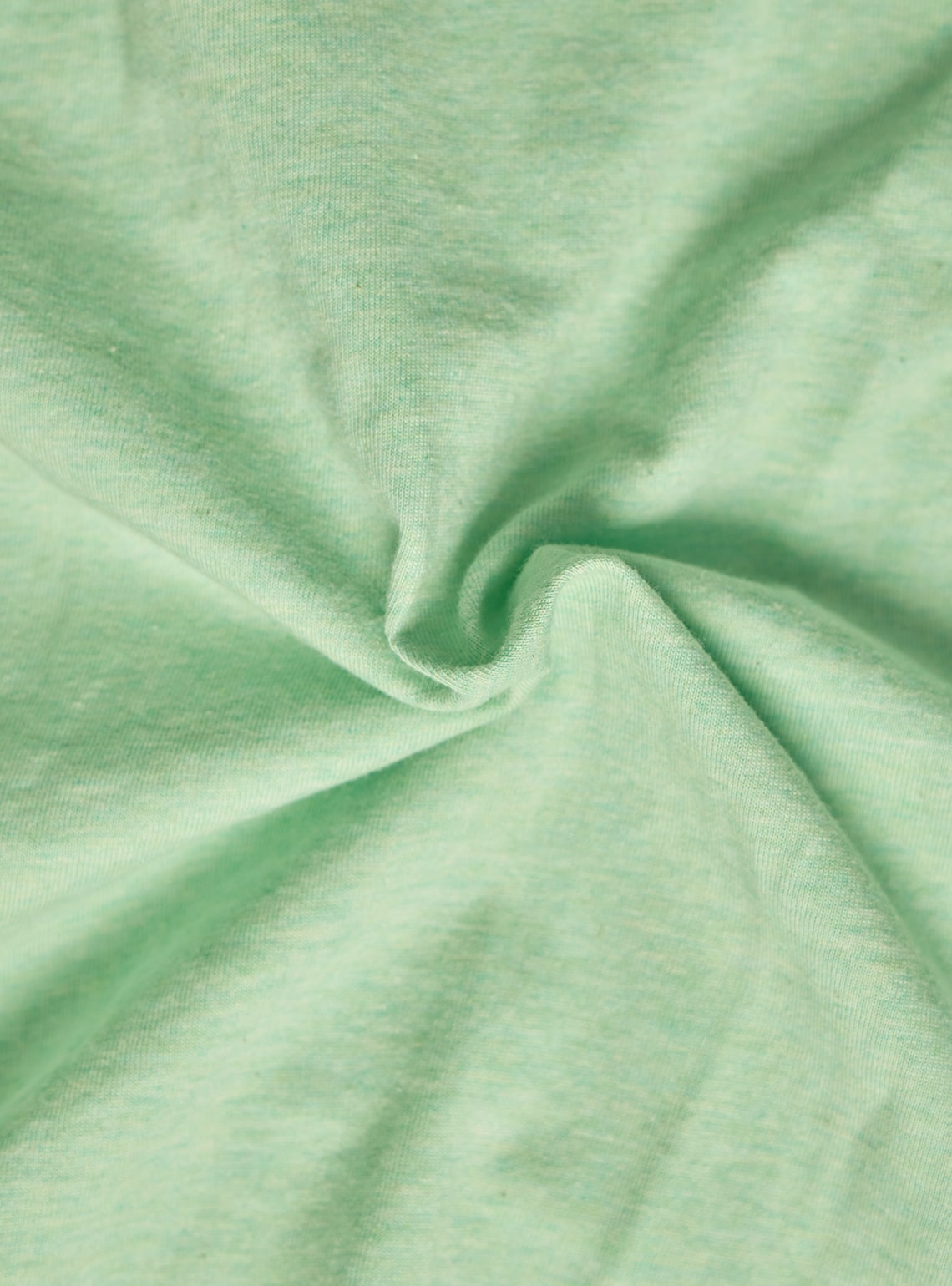 Lunar Green Cotton Melange Polo