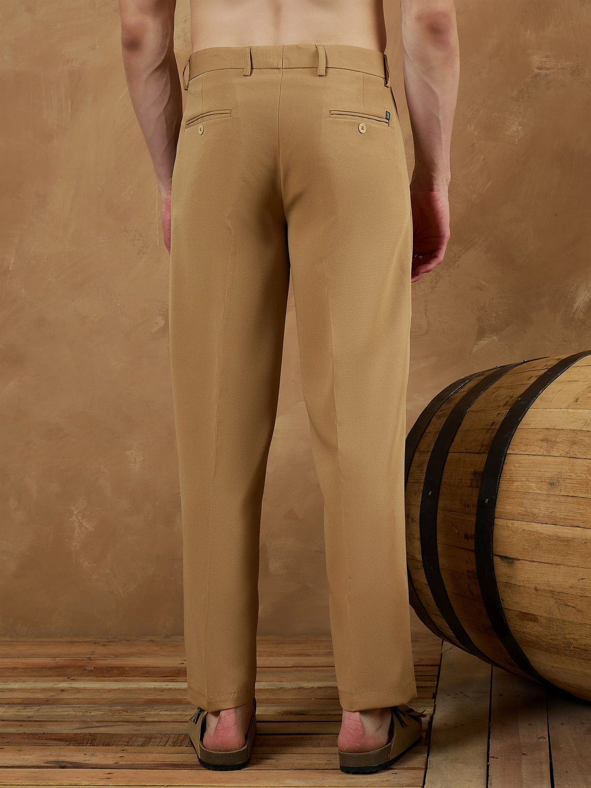 Korean Double Pleated Baggy Trouser