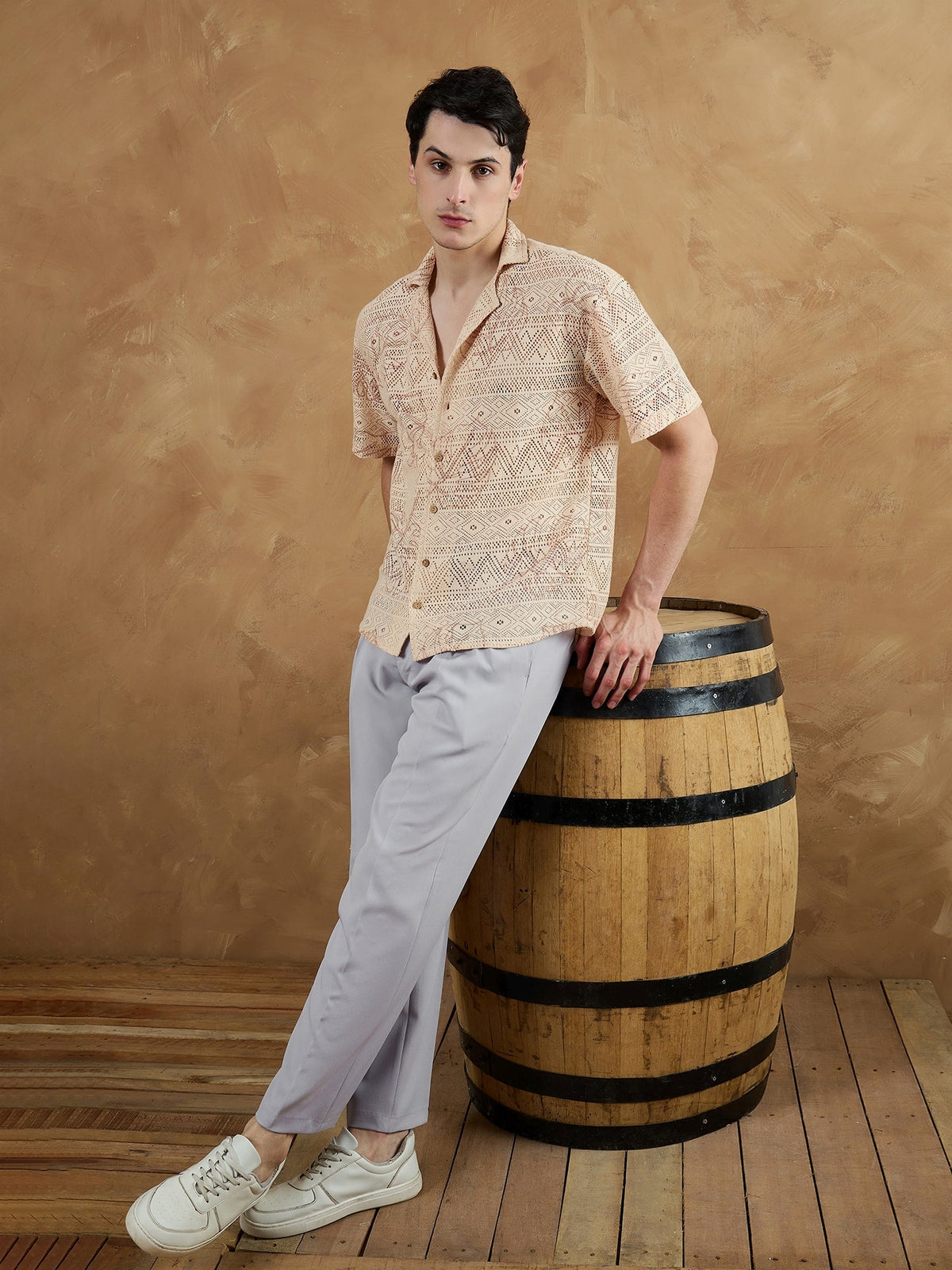 Korean Double Pleated Baggy Trouser