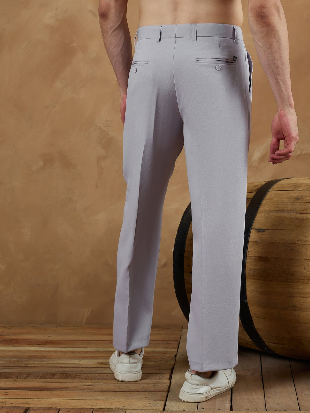 Korean Double Pleated Baggy Trouser