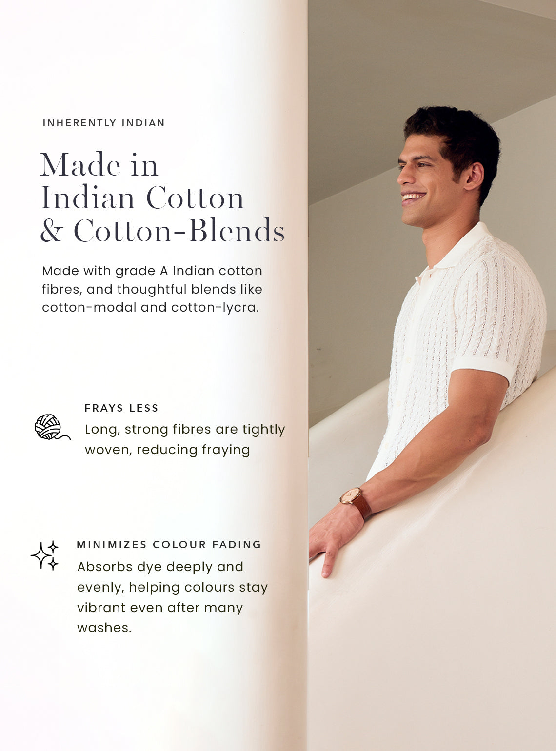 Parchment Brown Cotton Grindle Polo