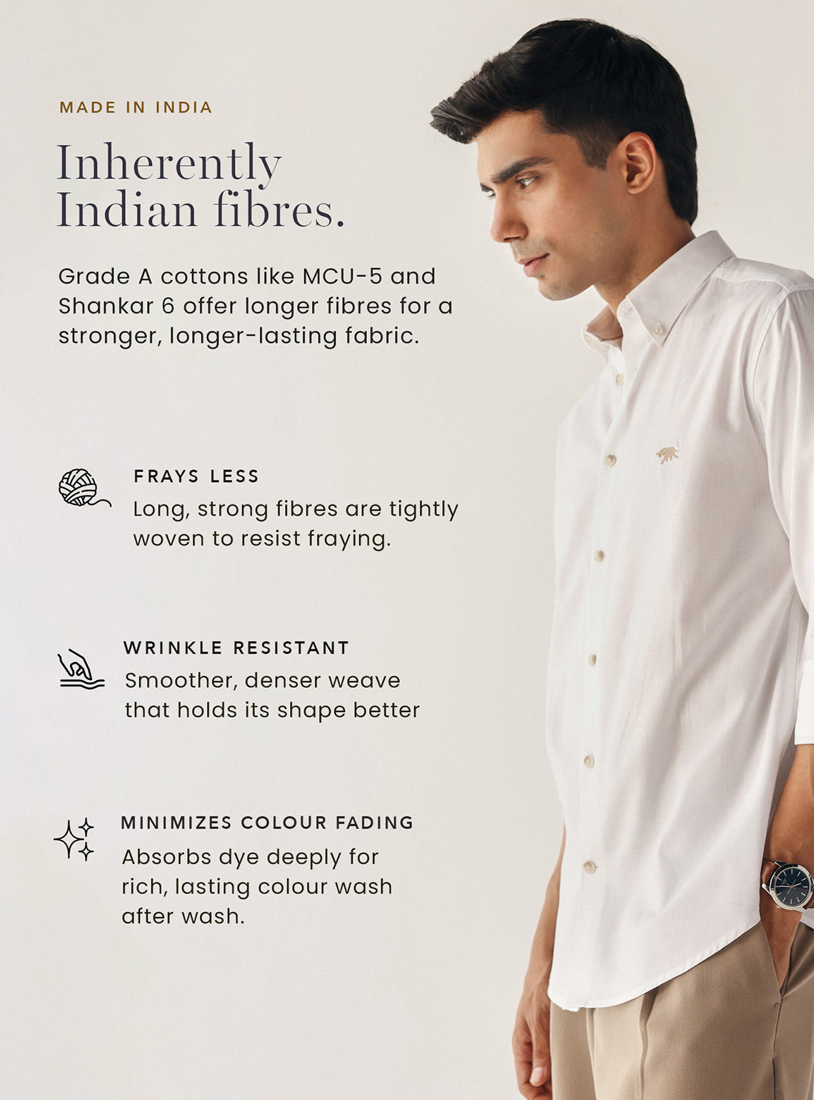 Pearl Blue Cotton Polo