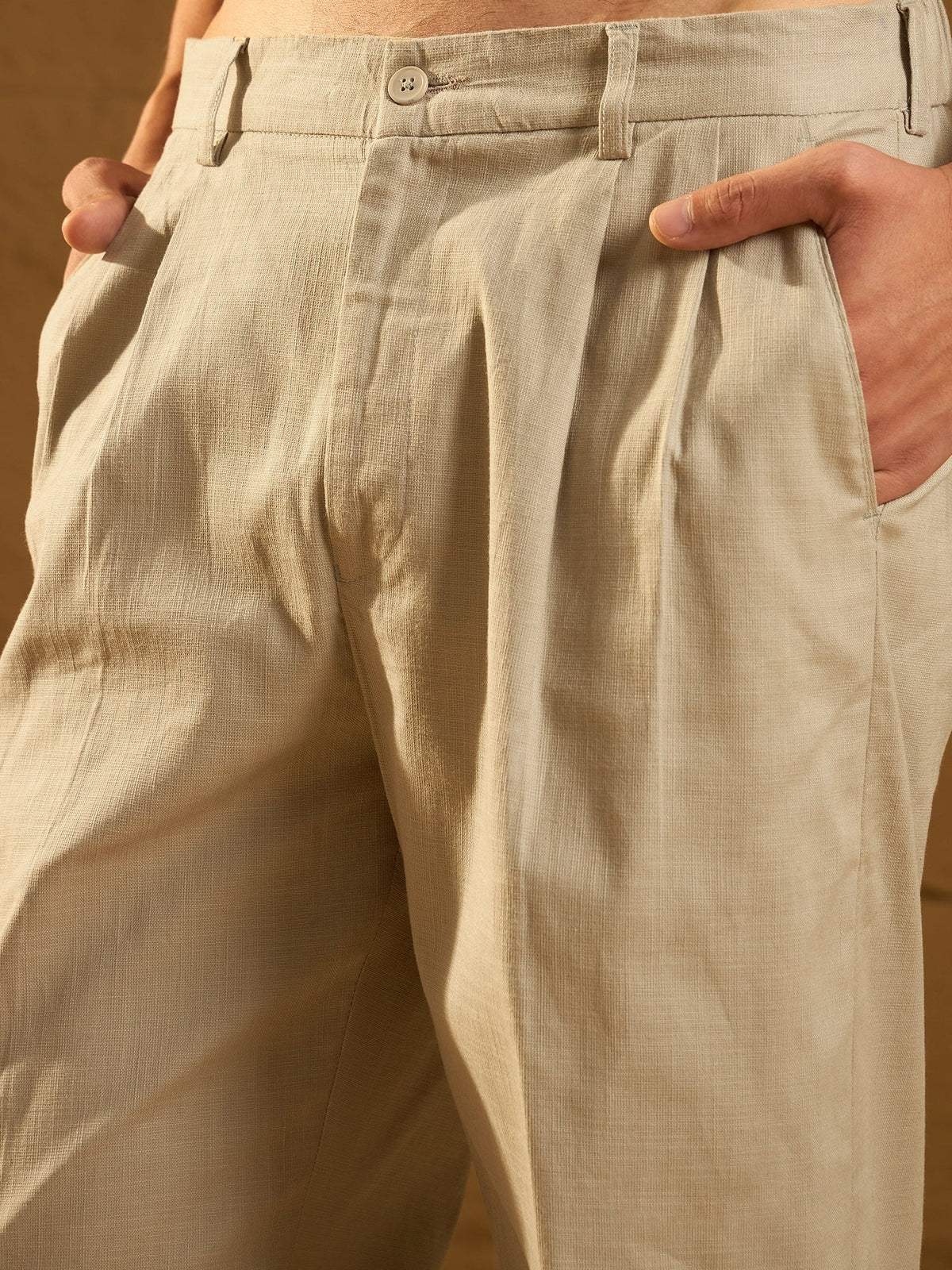 Korean Double Pleated Trouser