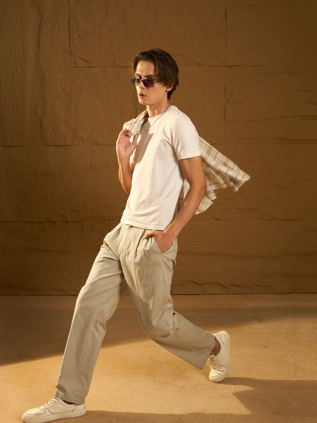 Korean Double Pleated Trouser