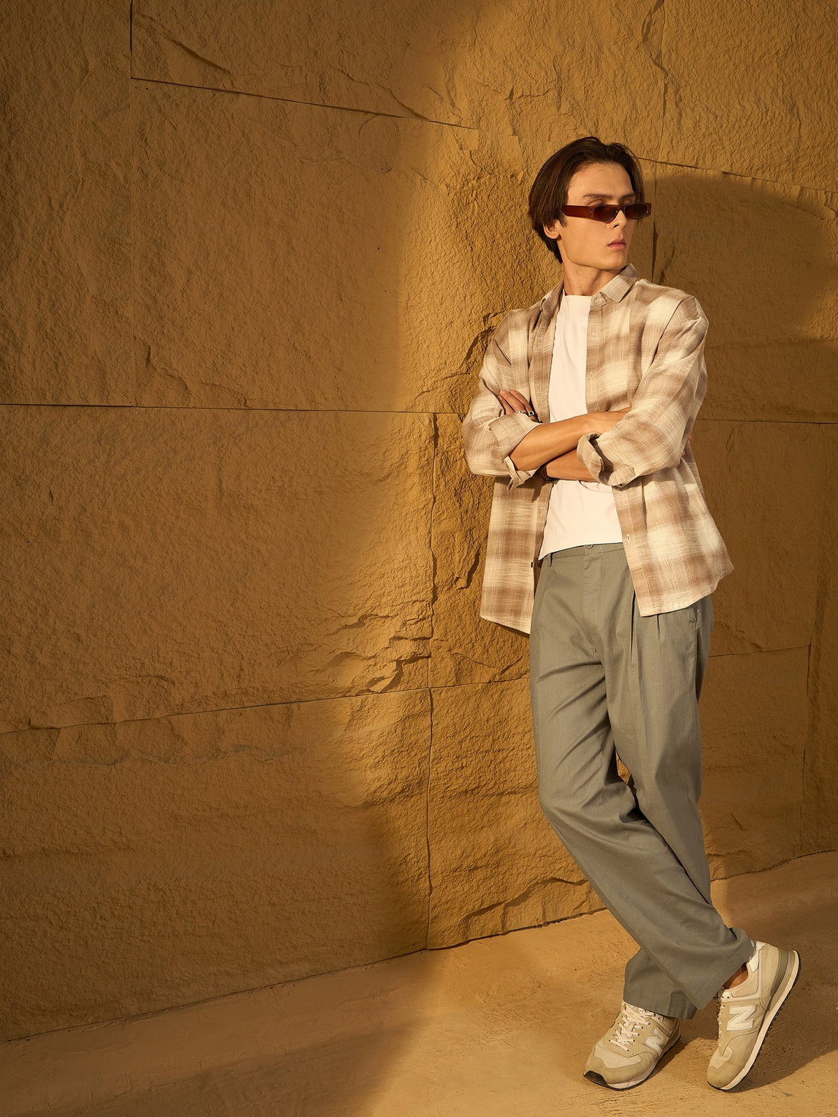 Textured Korean Trouser