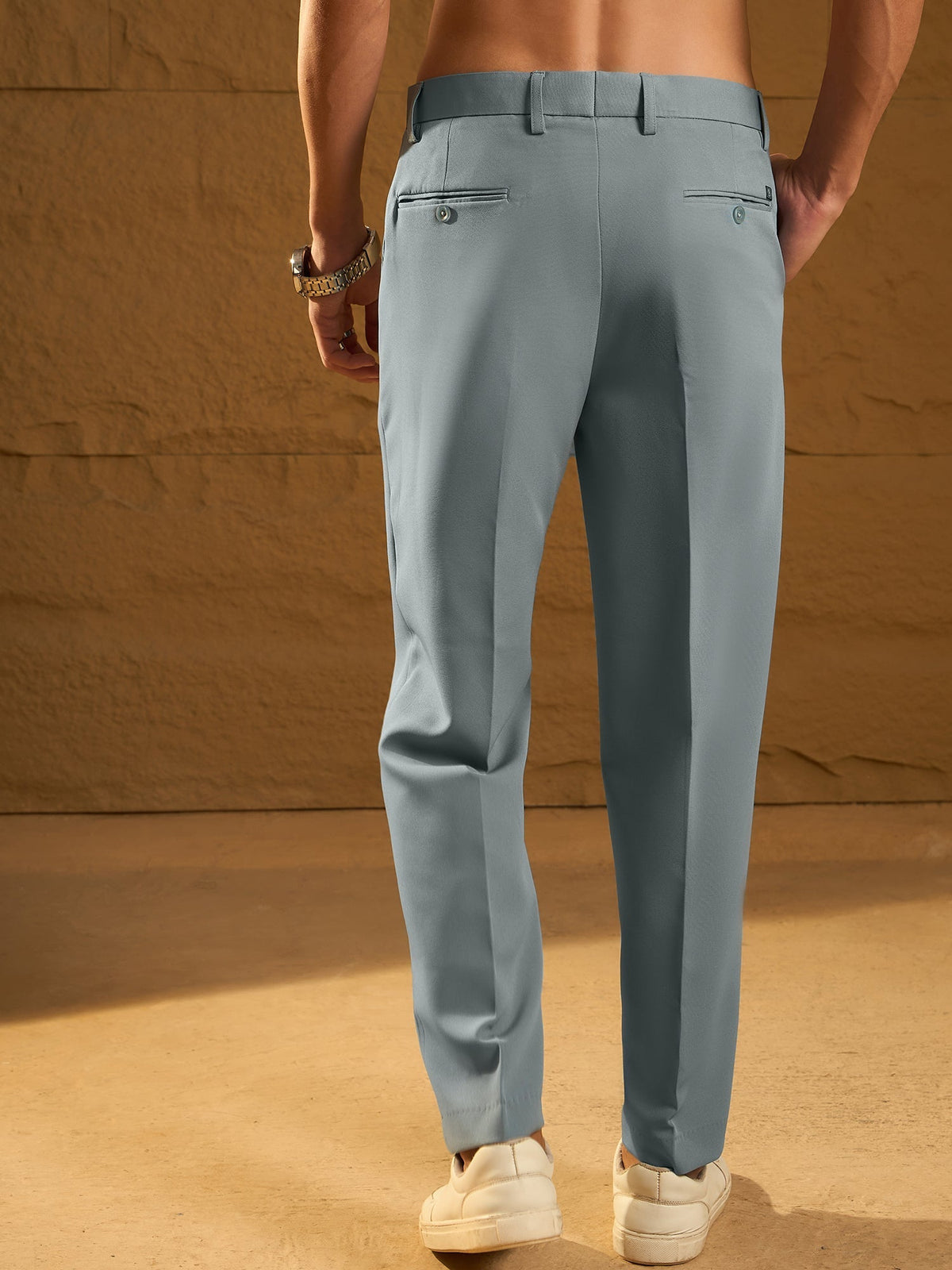 Korean Double Pleated Baggy Trouser
