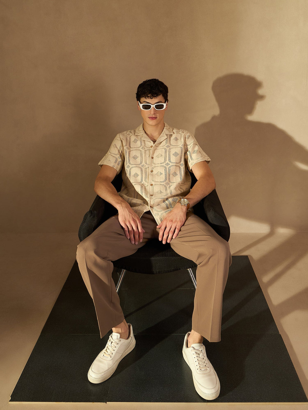Korean Double Pleated Baggy Trouser