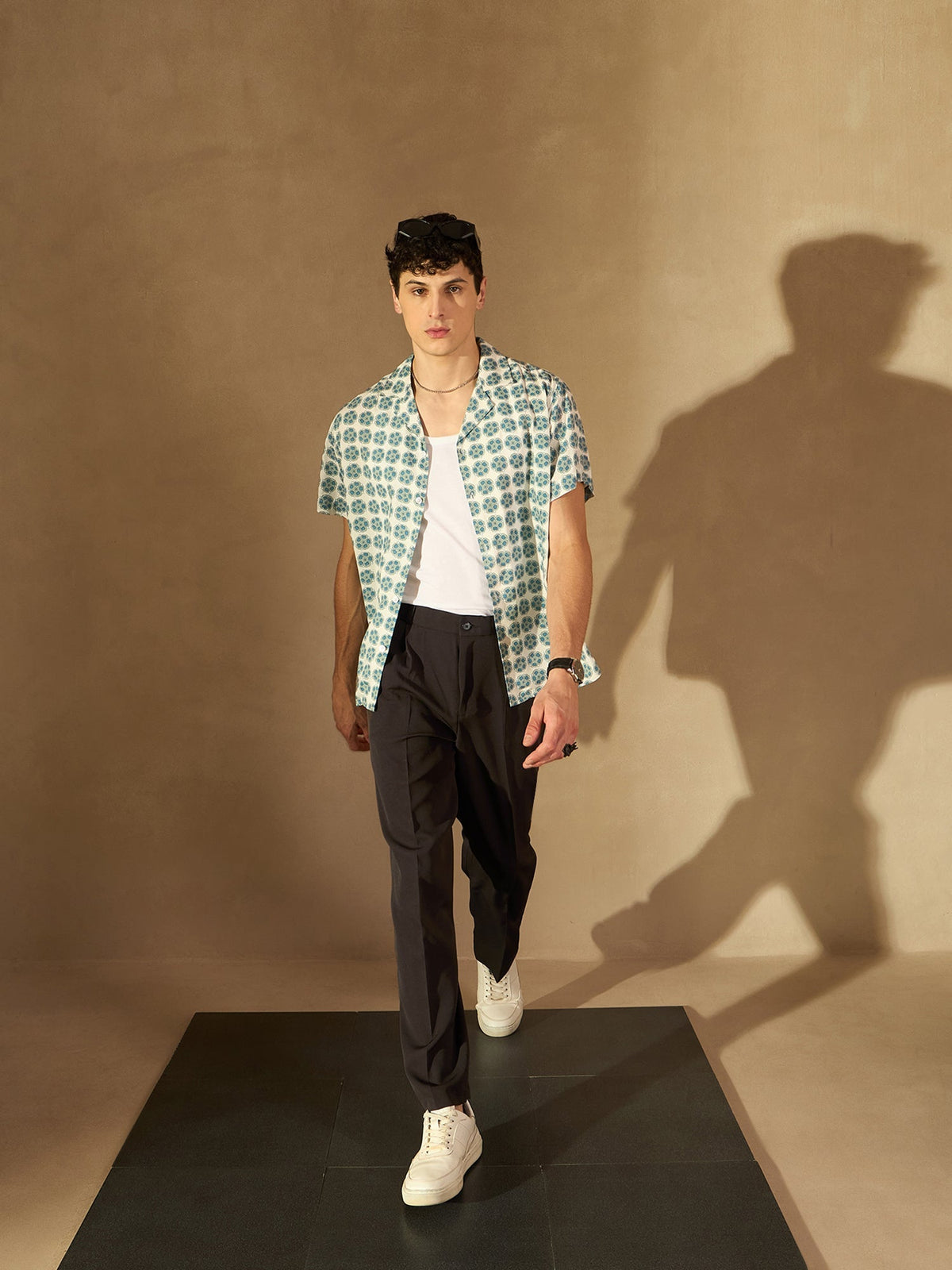 Korean Double Pleated Baggy Trouser