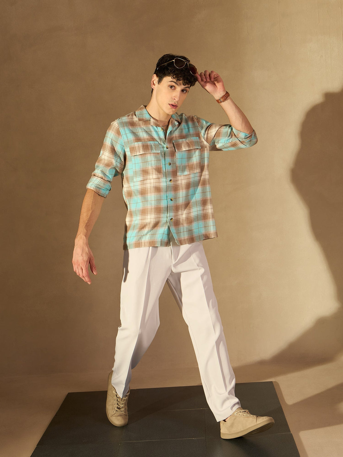 Korean Double Pleated Baggy Trouser