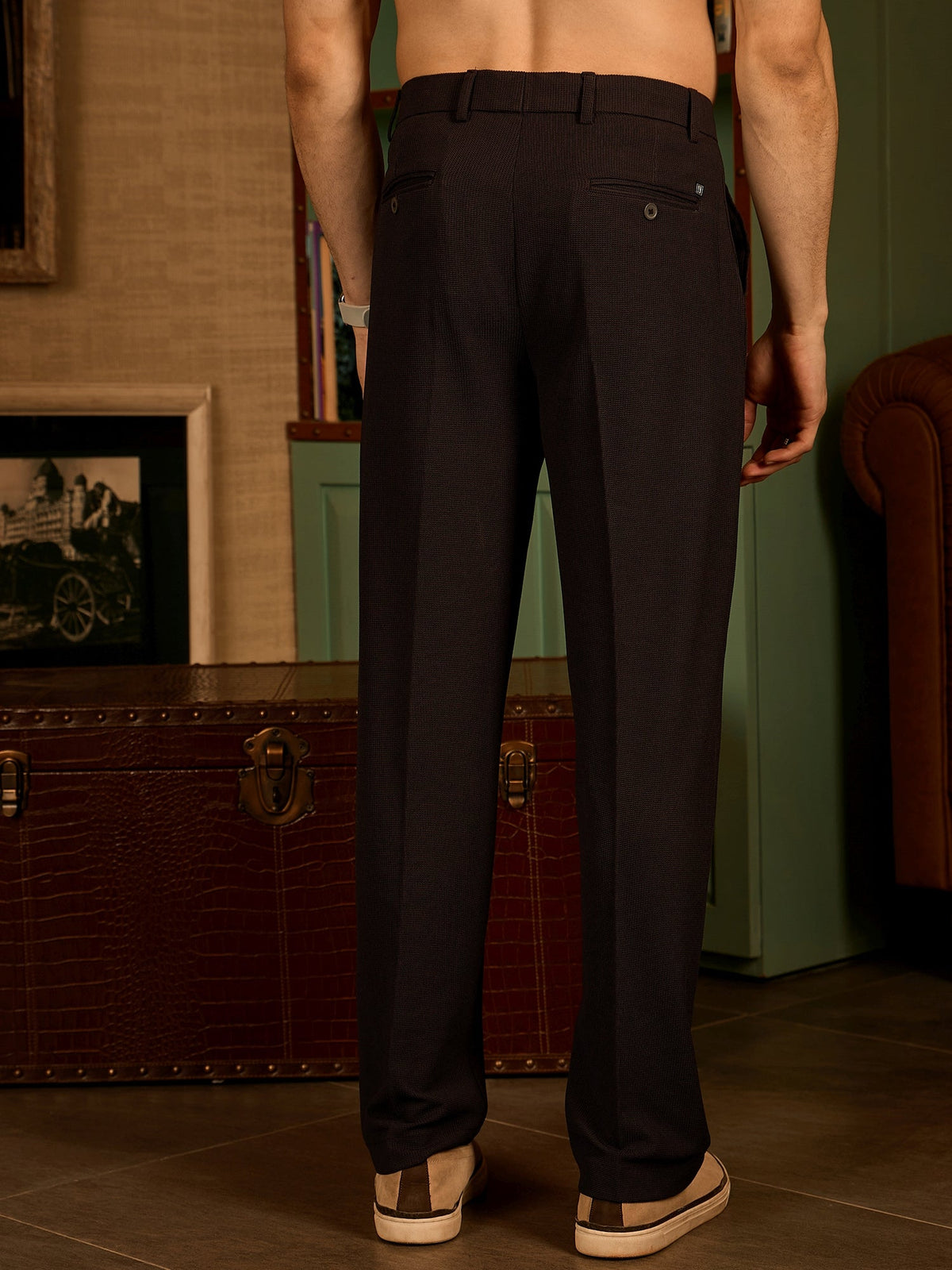Korean Baggy Fit Stretchable Trouser