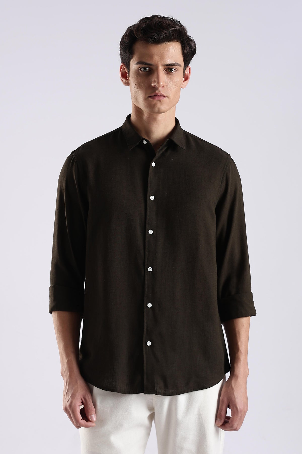 Regular fit Linen Blend Shirt