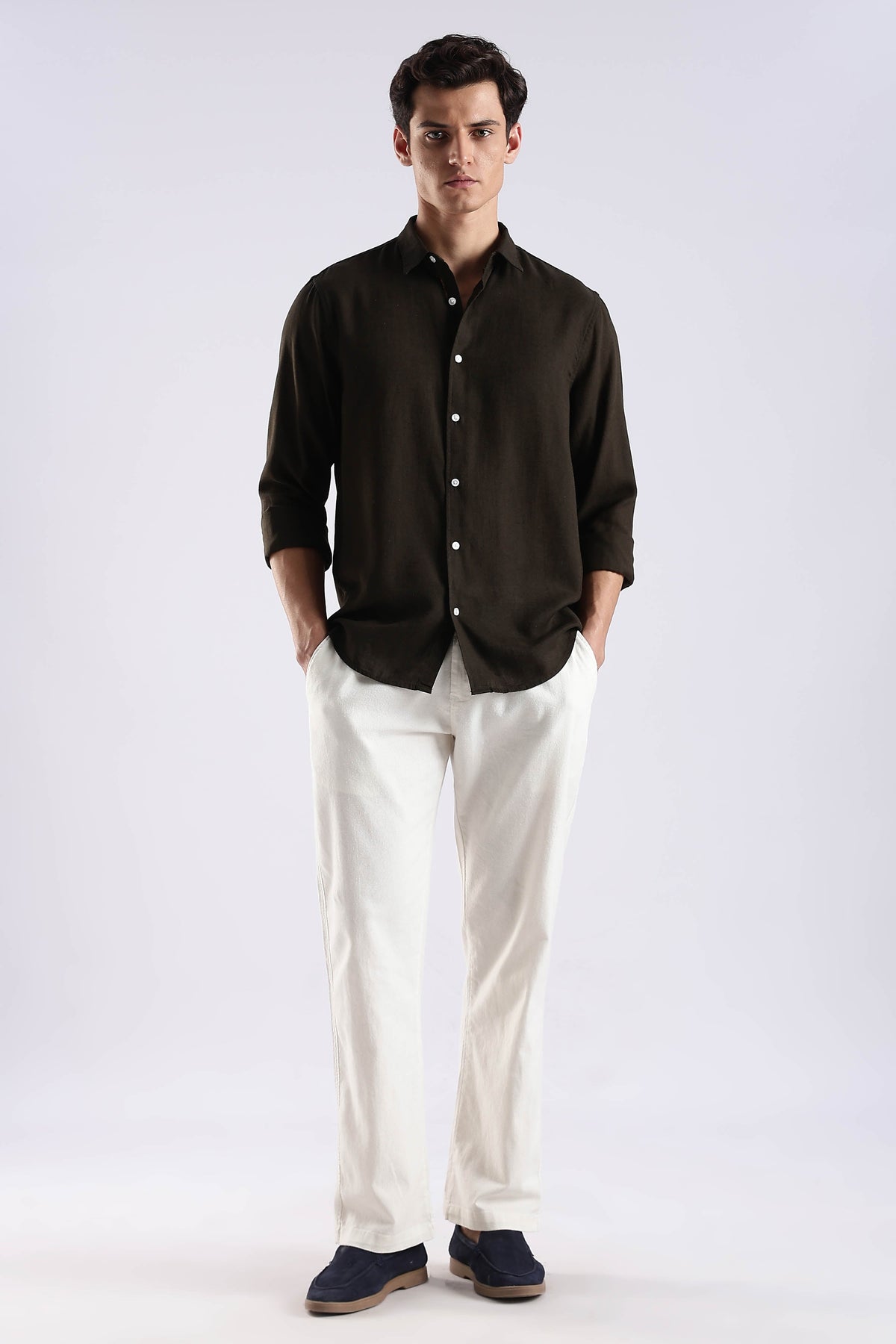 Regular fit Linen Blend Shirt
