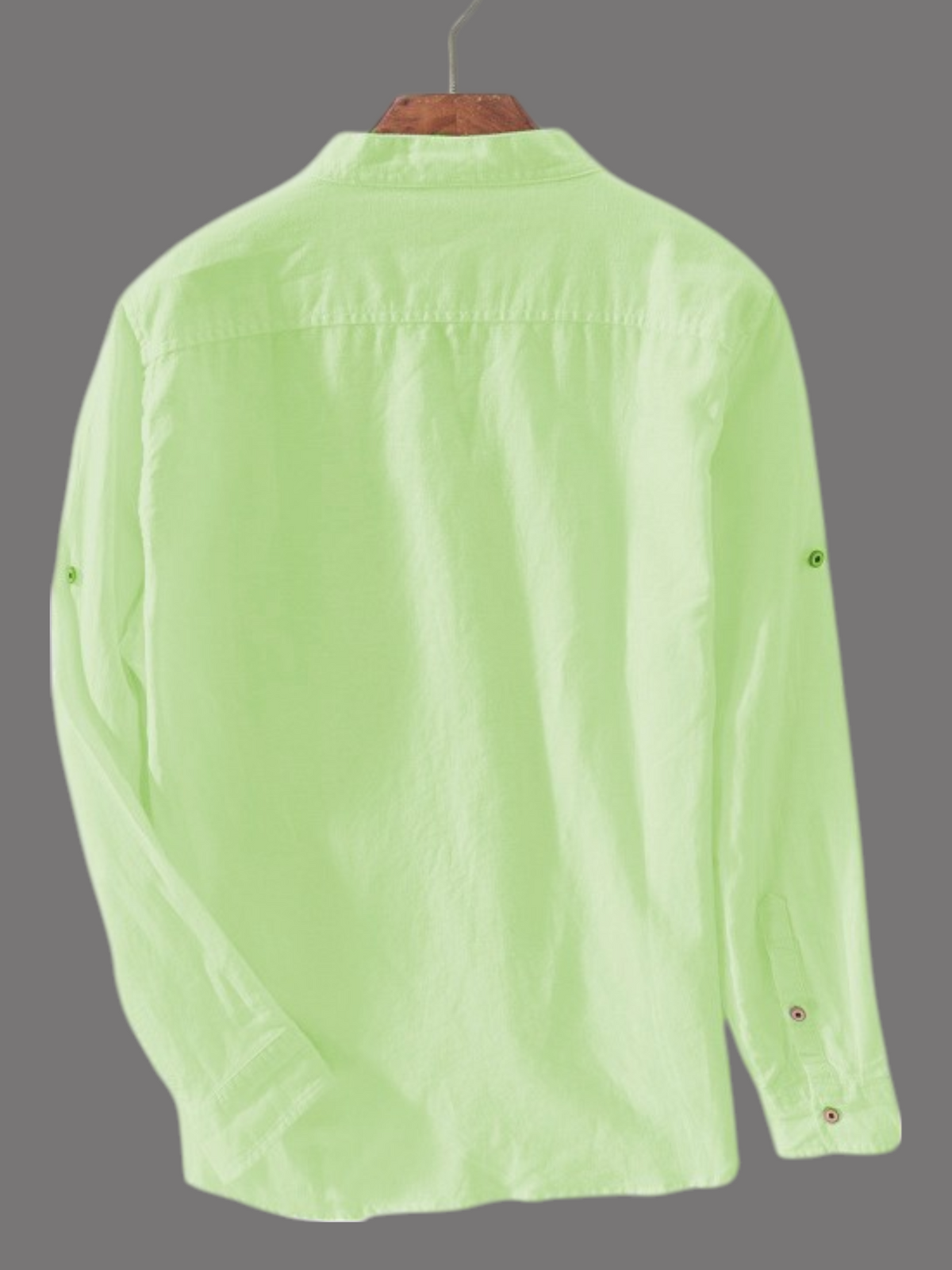 Men's Light Green Cotton Kurta Shirt – Fresh & Breezy Everyday Wear