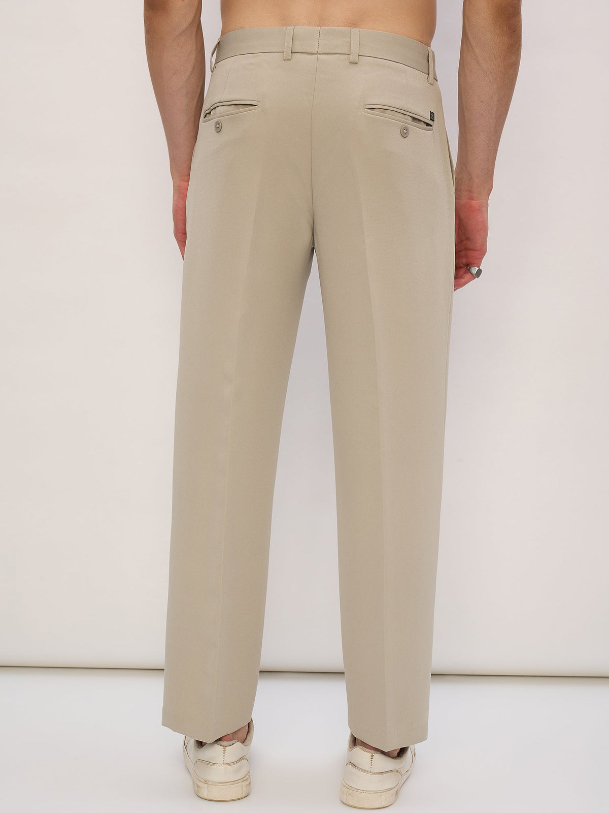 Korean Double Pleated Baggy Trouser