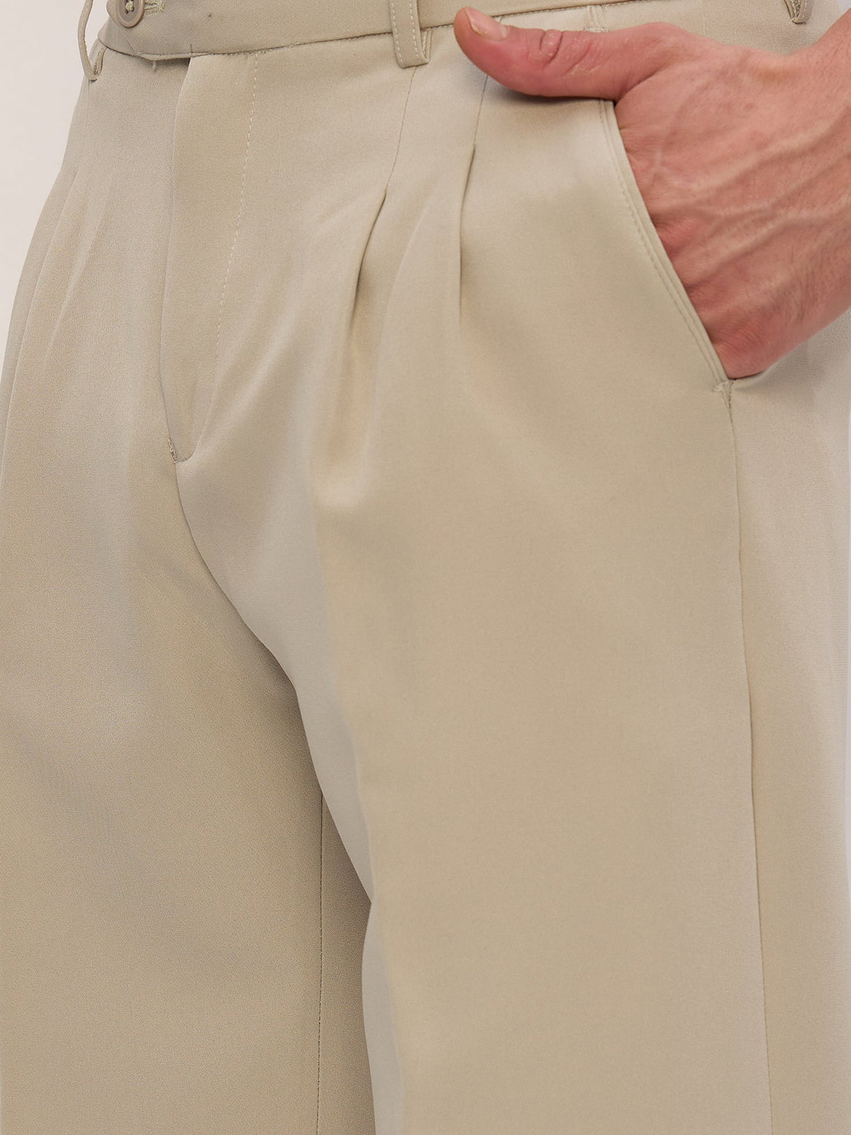 Korean Double Pleated Baggy Trouser