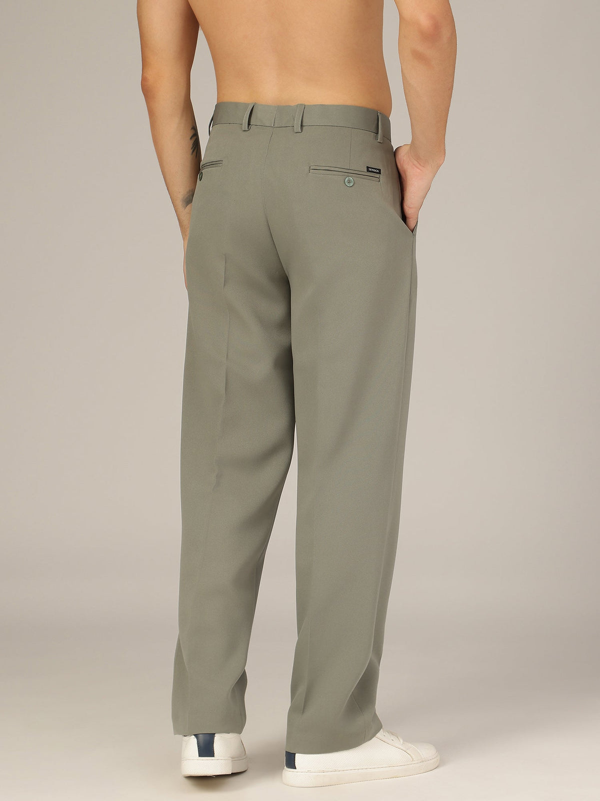 Korean Double Pleated Baggy Trouser