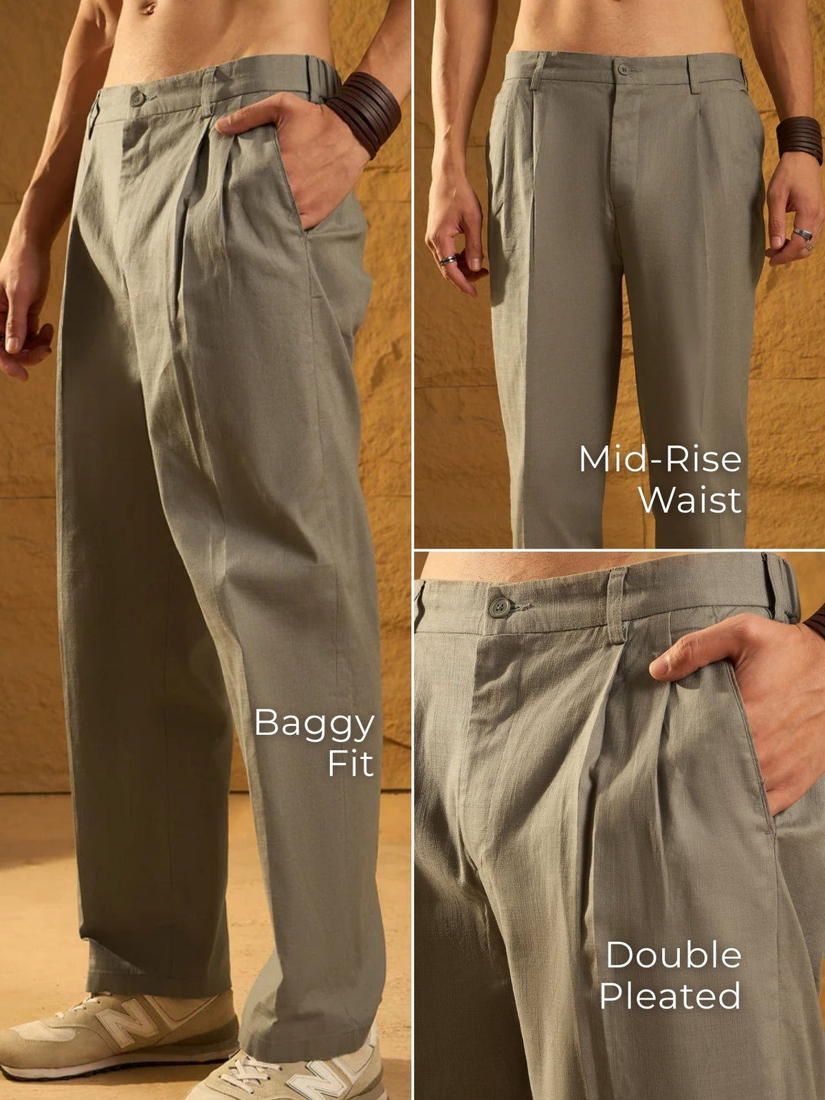 Textured Korean Trouser