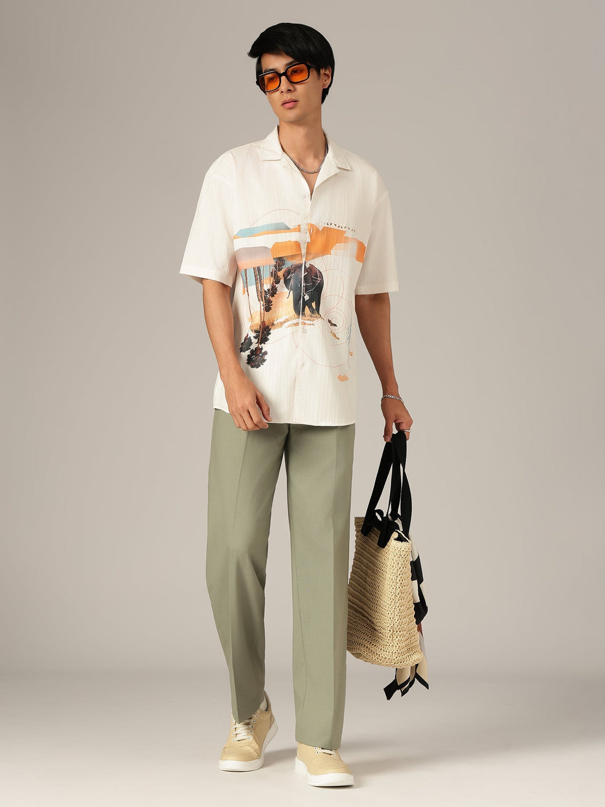 Striped Korean Trouser
