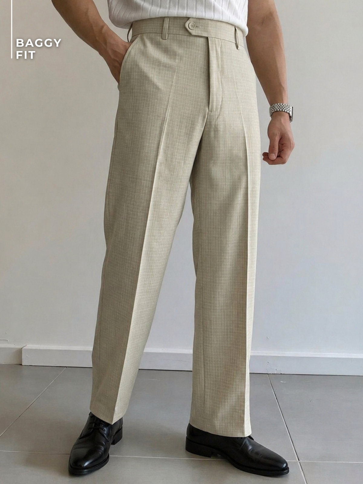 Checkered Korean Trouser