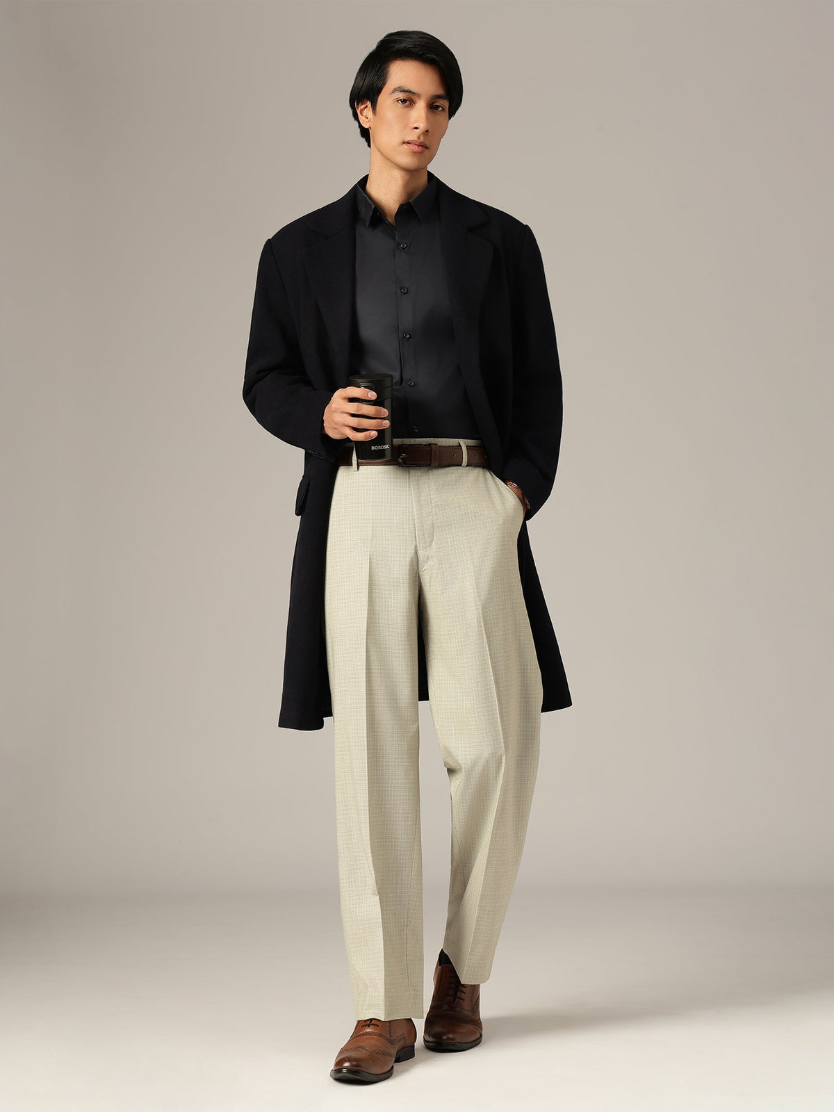 Checkered Korean Trouser