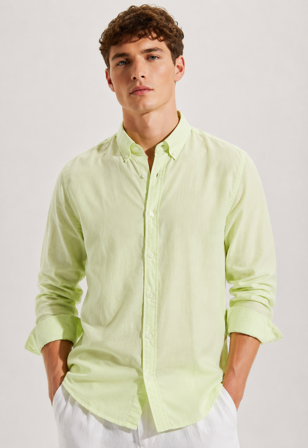 Oxford Light Green Shirt