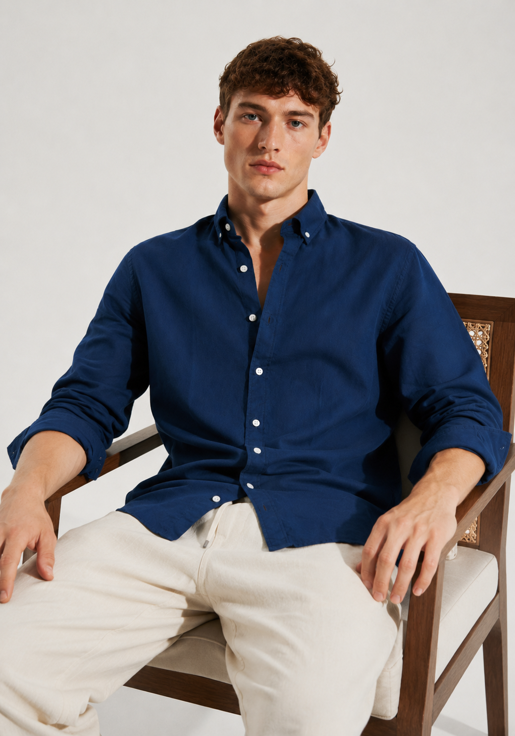 Oxford Navy Blue Shirt