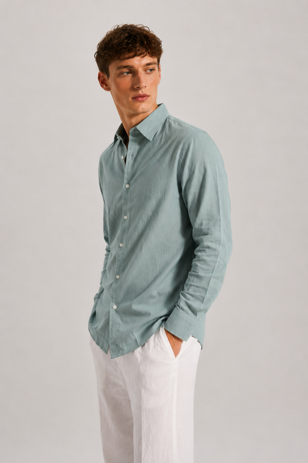 Regular fit Linen Blend Shirt