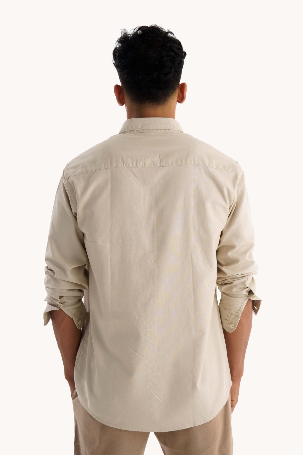 Light Cream Oxford Shirt
