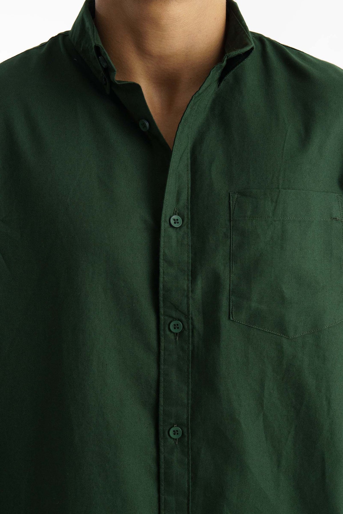 Dark Green Oxford Shirt
