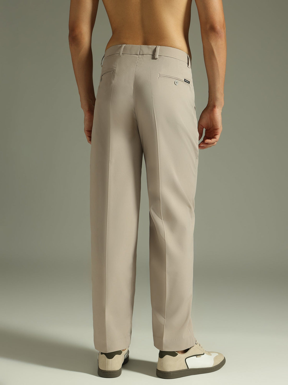Korean Double Pleated Baggy Trouser