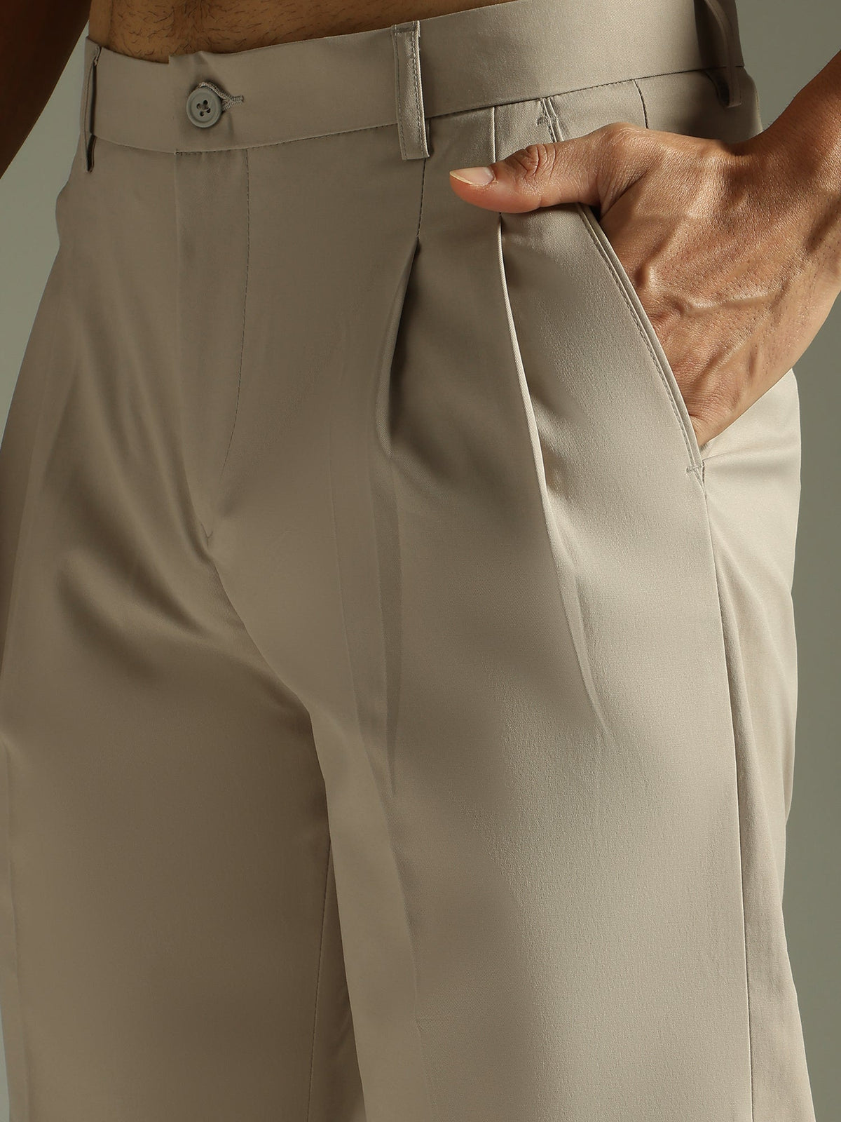 Korean Double Pleated Baggy Trouser