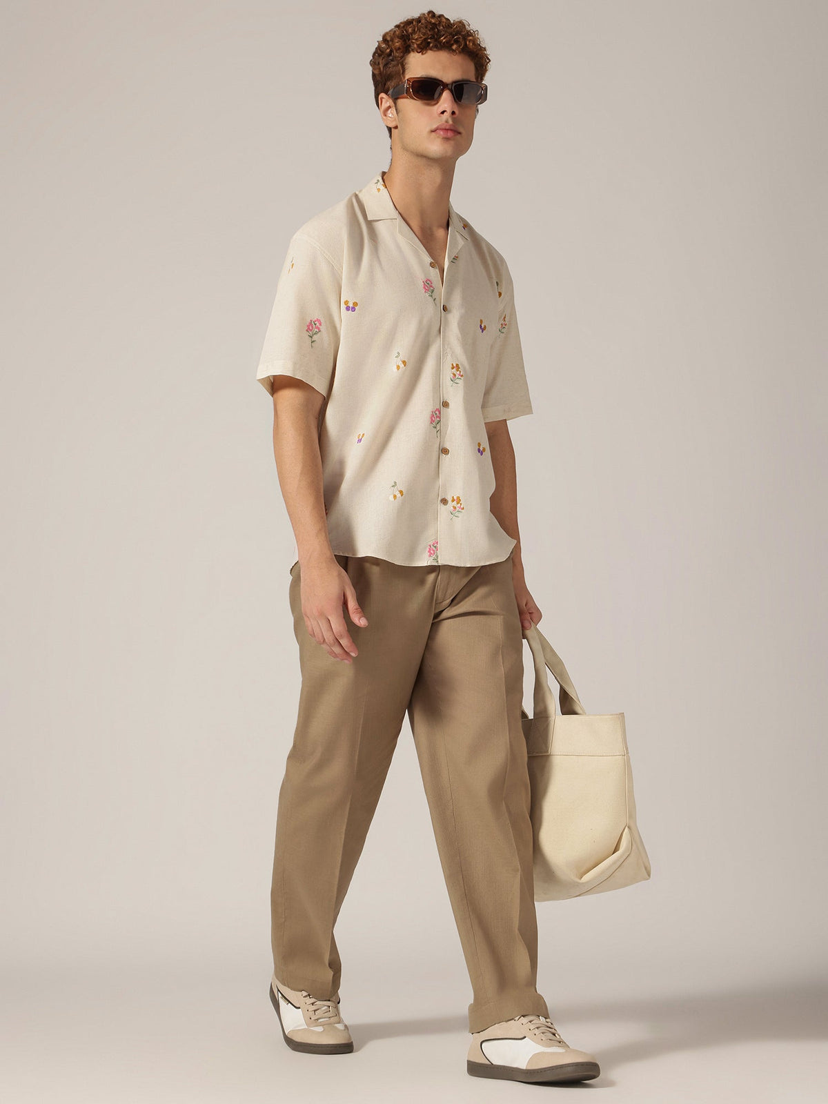 Korean Double Pleated Baggy Trouser