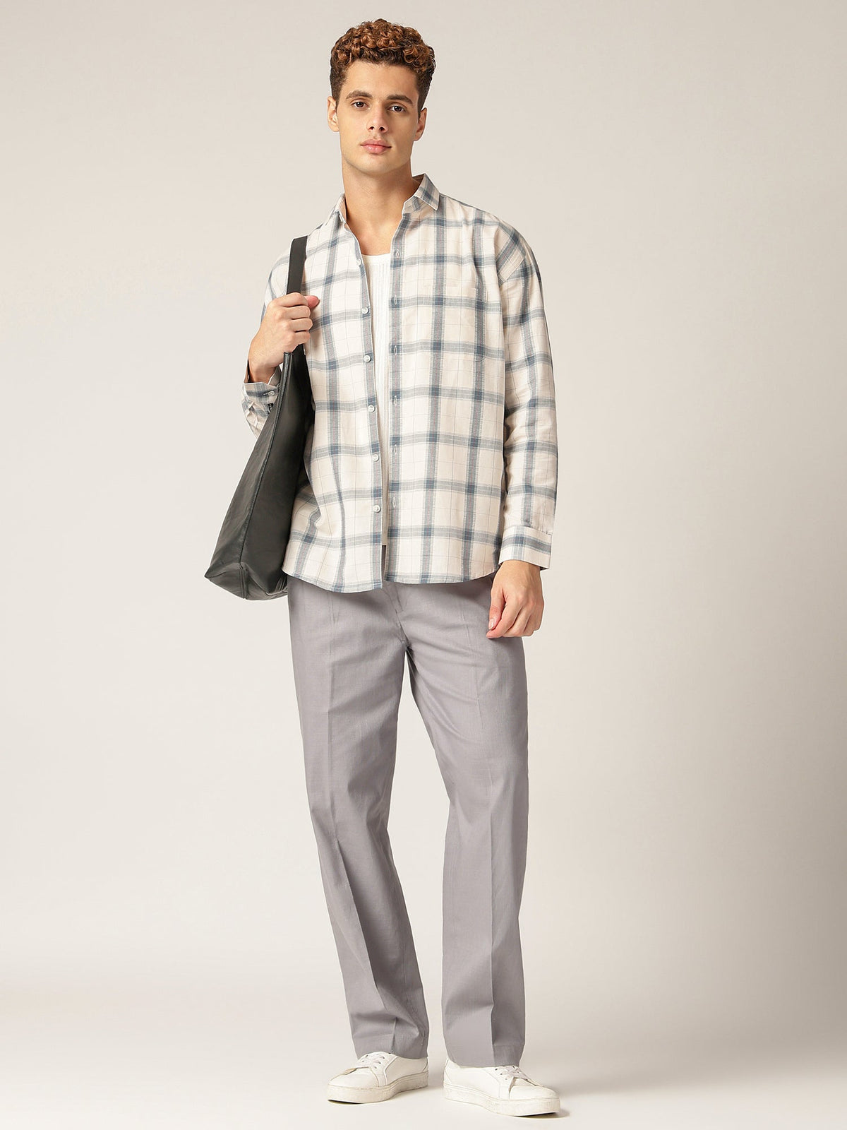 Korean Double Pleated Baggy Trouser
