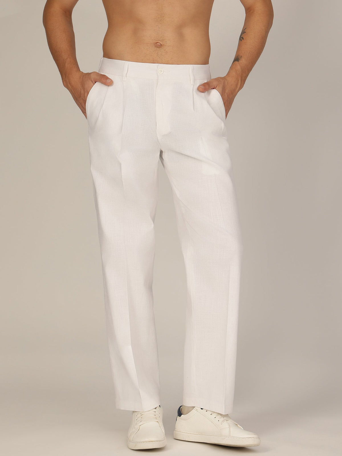 Korean Double Pleated Trouser