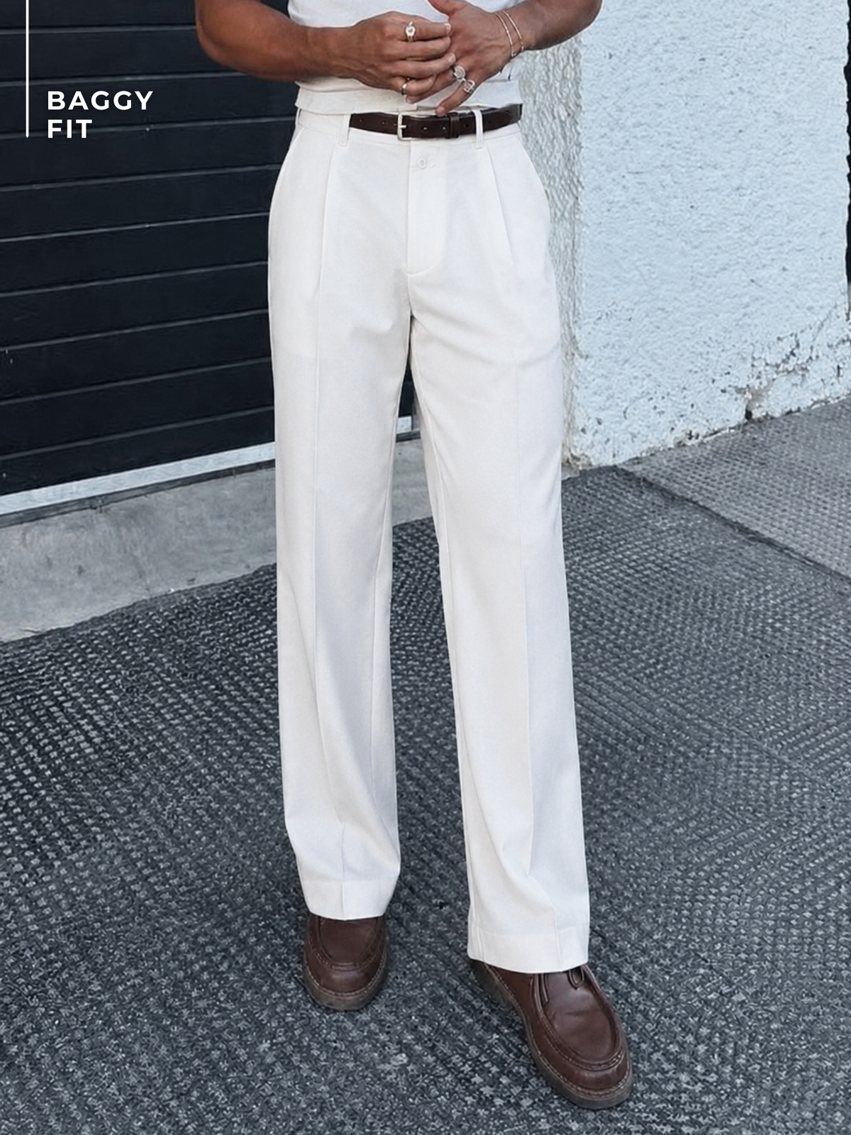 Korean Double Pleated Trouser