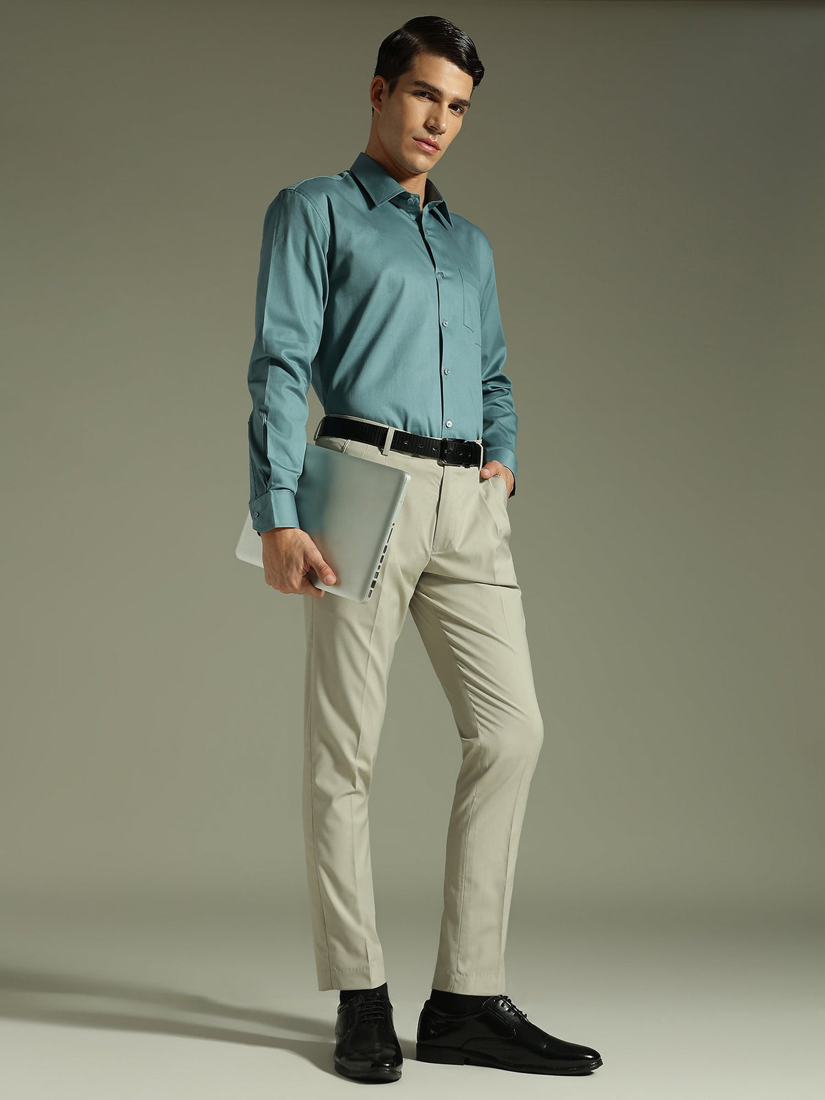 Korean Double Pleated Baggy Trouser