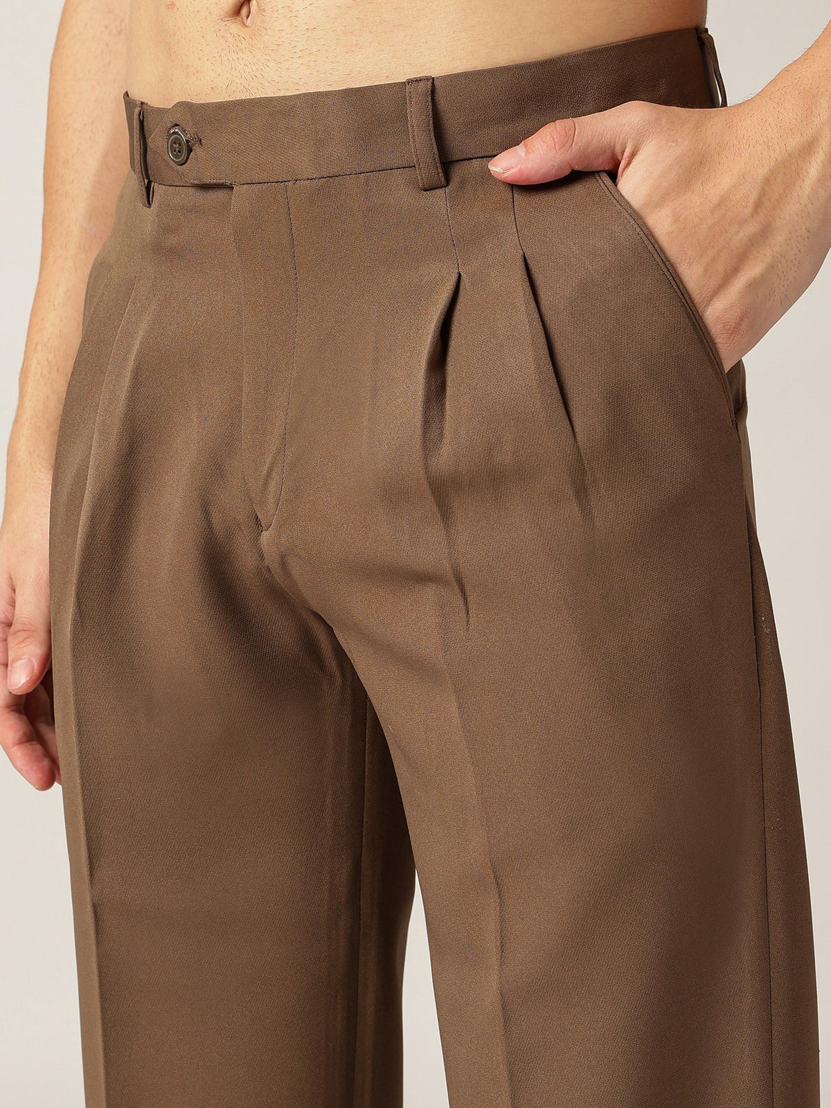 Korean Double Pleated Baggy Trouser