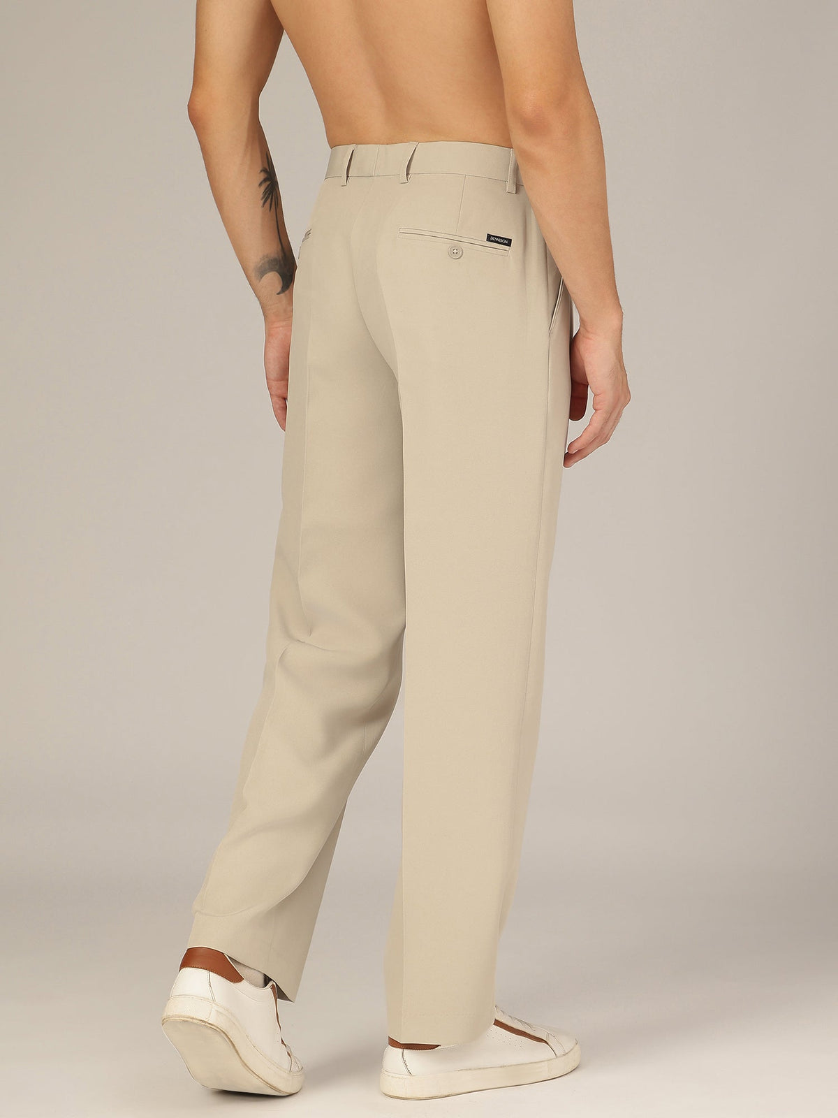Korean Double Pleated Baggy Trouser