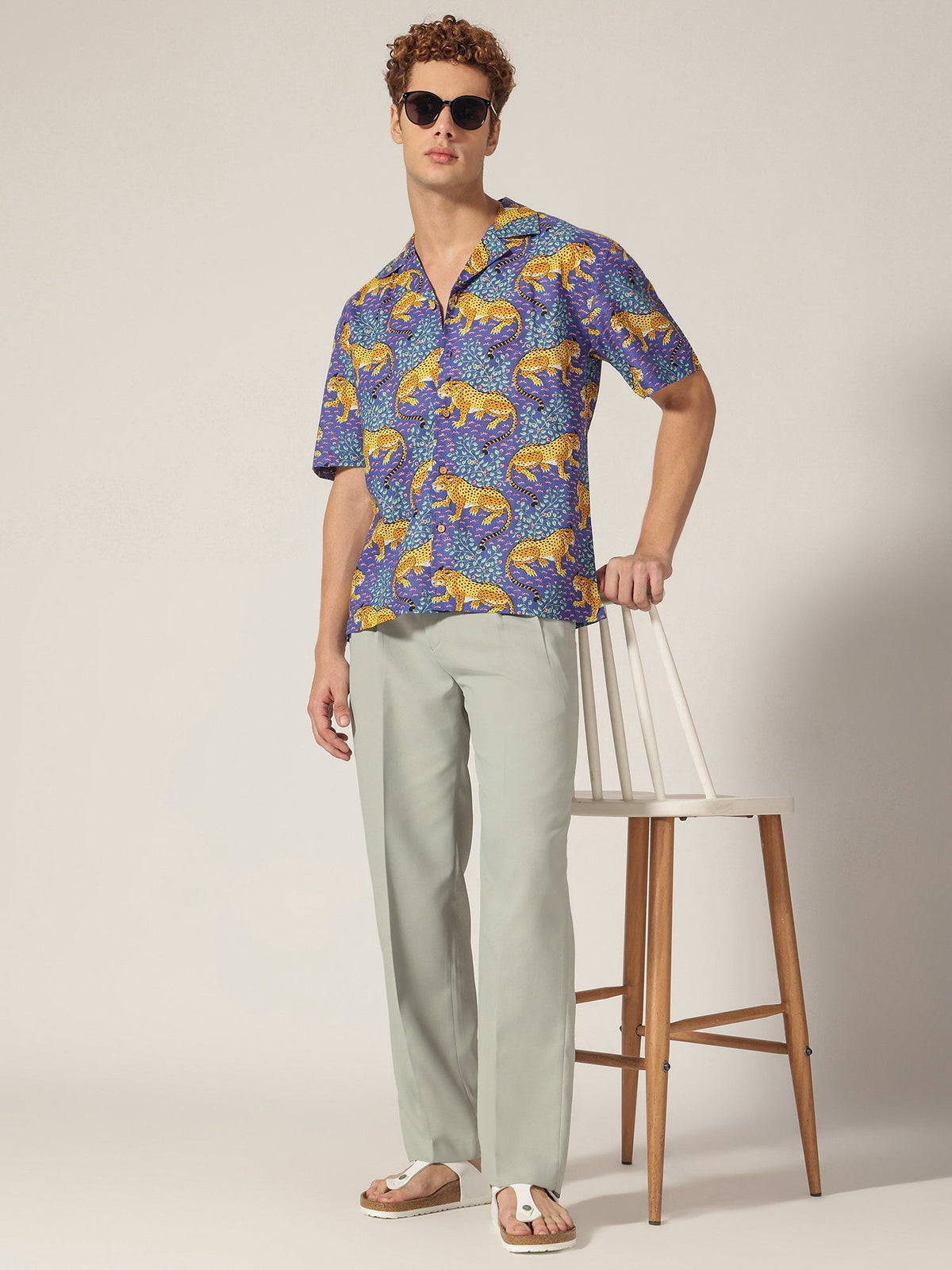 Korean Double Pleated Baggy Trouser
