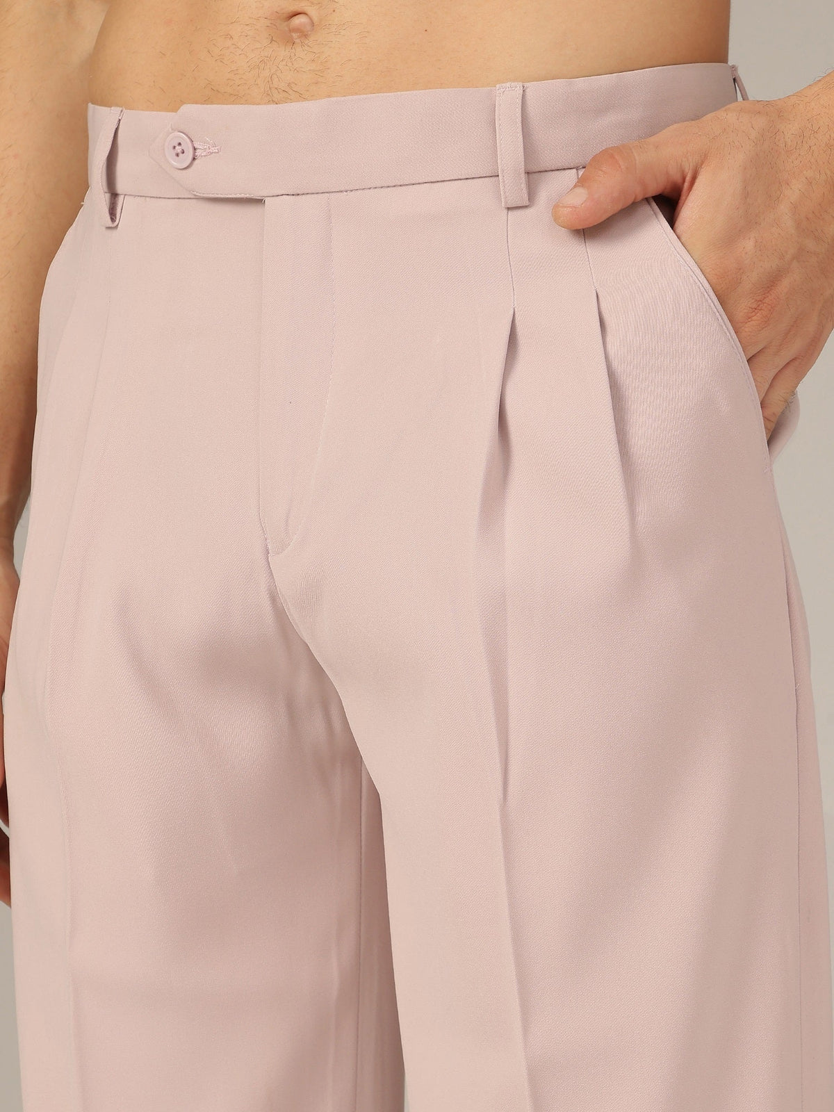 Korean Double Pleated Baggy Trouser