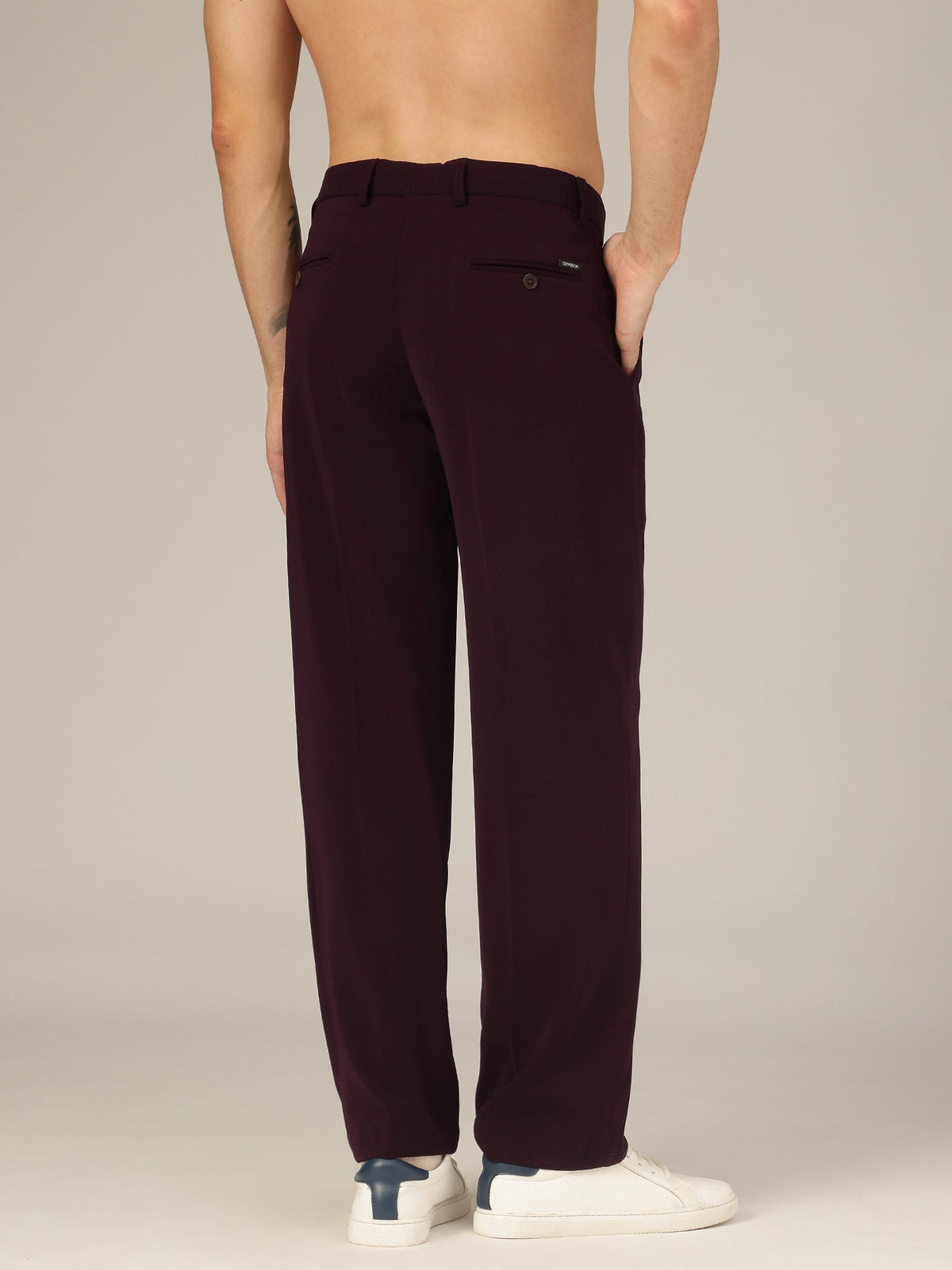 Korean Double Pleated Baggy Trouser