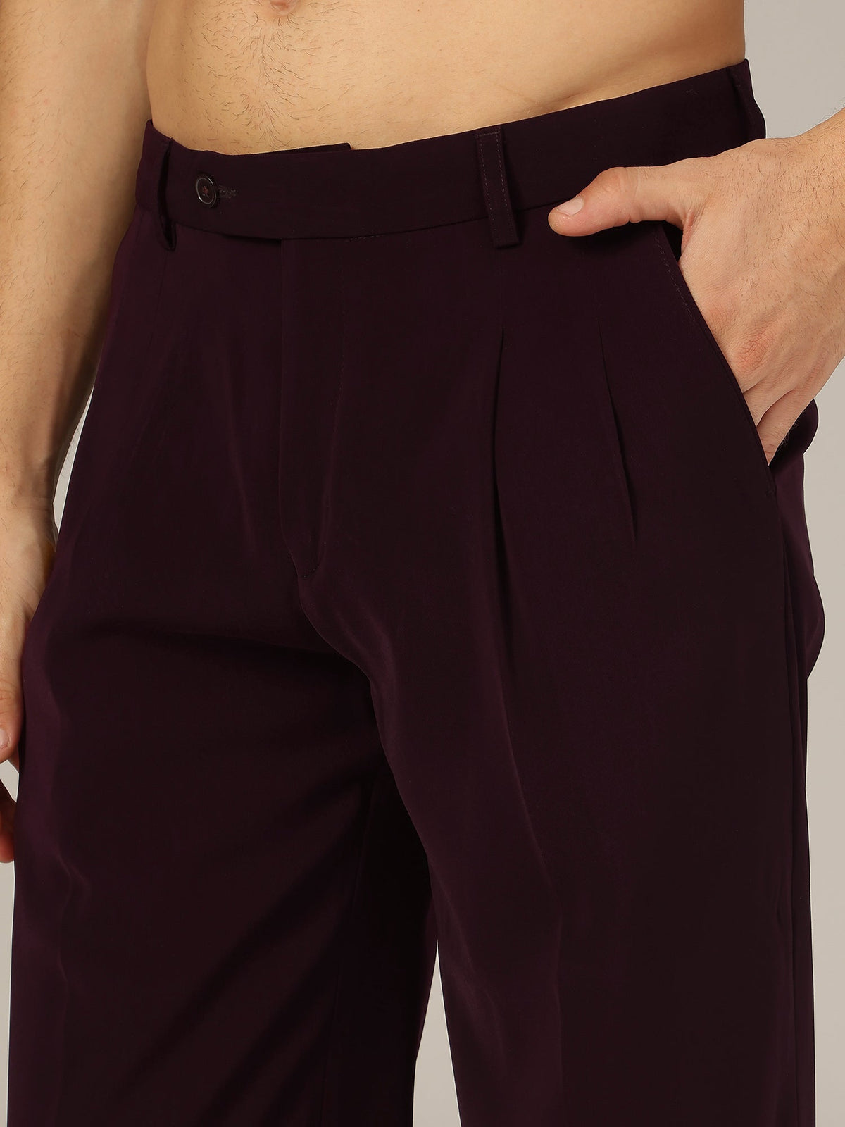 Korean Double Pleated Baggy Trouser