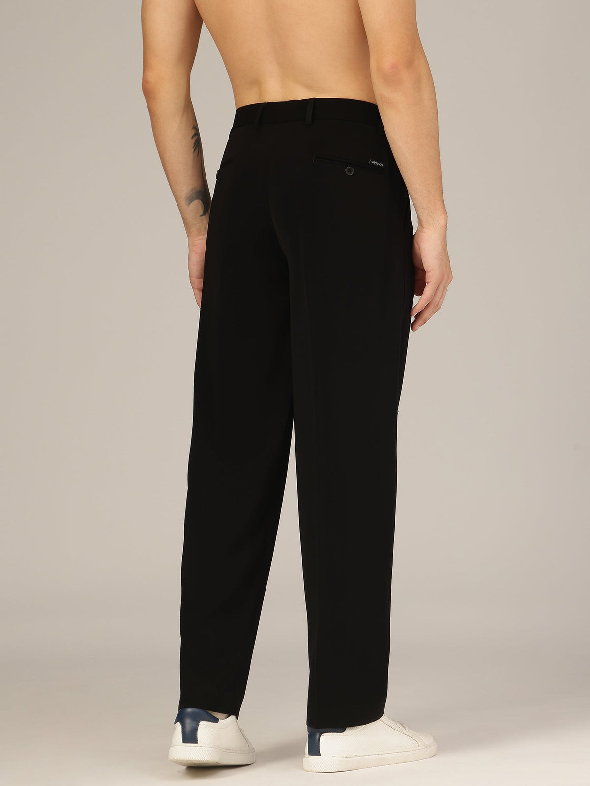 Korean Double Pleated Baggy Trouser